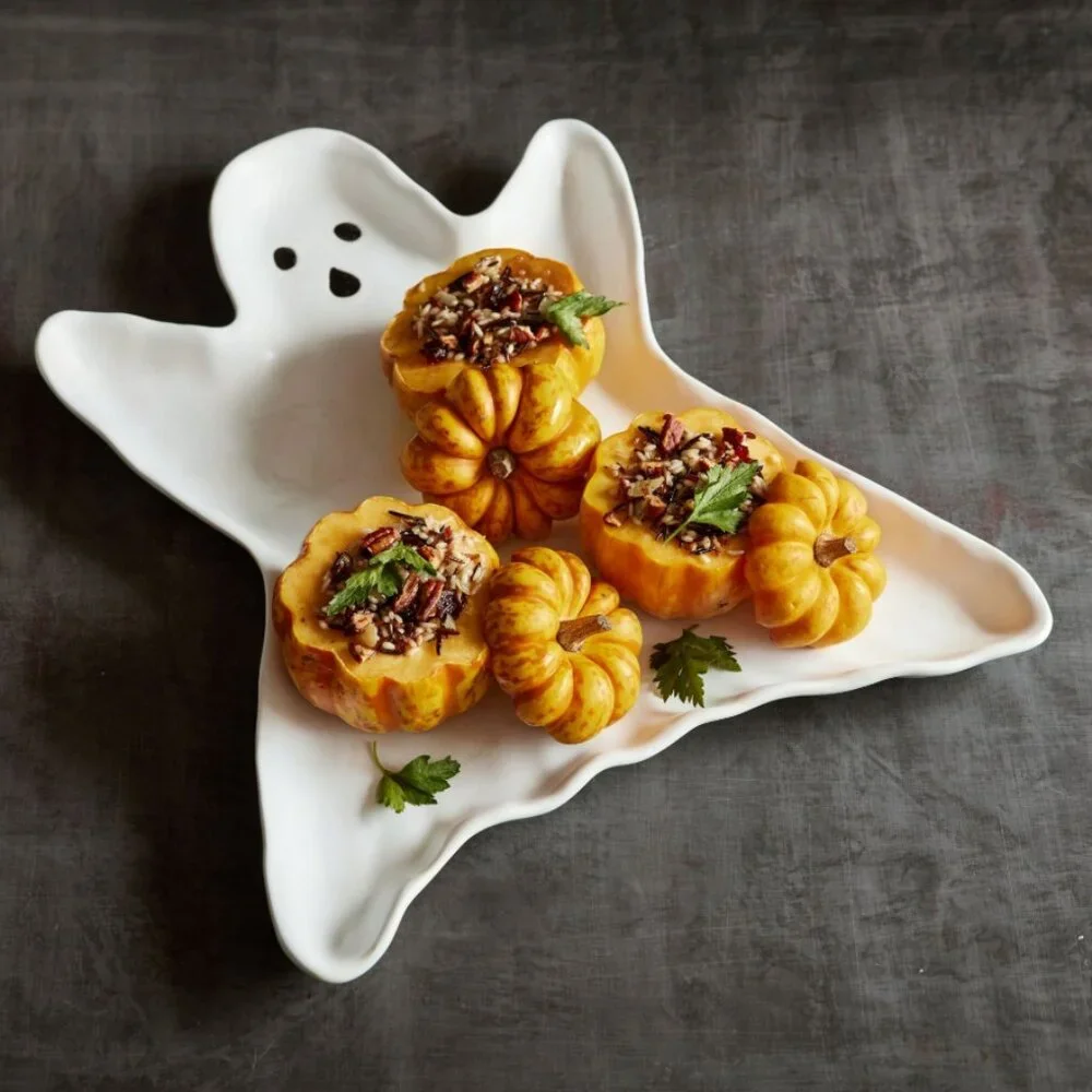 Pottery Barn Gus the Ghost Stoneware Serving Platter